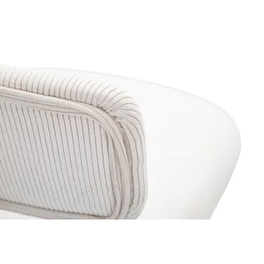 Stołek barowy LIGHT Biały 41x47,5x85-106,5 cm (siedzenie 61-83 cm)
 Zestaw 2 szt